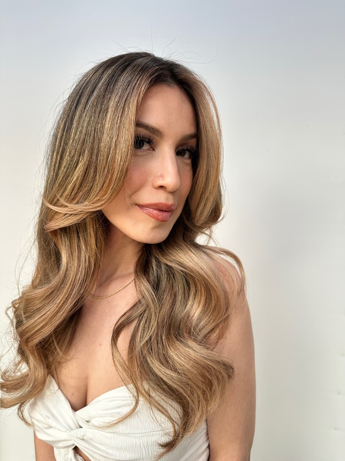 Hair transformation 5, before and after